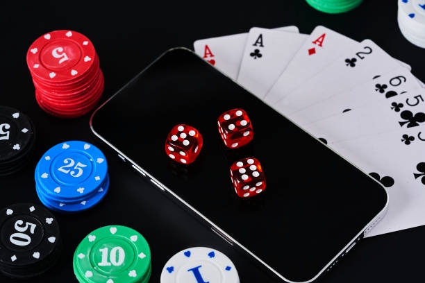 Live table view with betting interface and chat